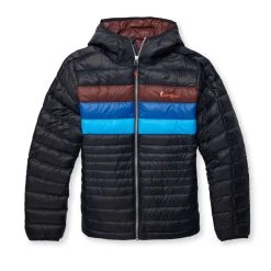 Cotopaxi Fuego Down Hooded Jacket - Women's -Osprey shop 1200X1200jpeg F22WFuegoDownHoodedJacketBlackChestnutStripes F 1200x 78679.1676577561