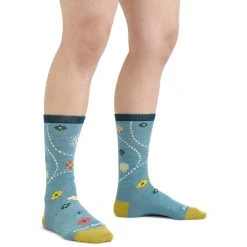 Darn Tough Garden Crew Lightweight - Women's 9 Darn Tough Garden Crew Lightweight - Women's -Osprey shop 1610 Aqua Model rsz 09025.1677097088