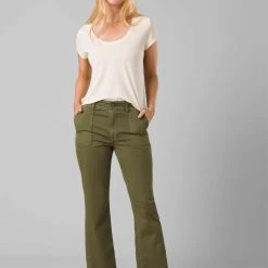 Prana Sancho Slim Pant - Women's -Osprey shop 1967091 CARGOGREEN ALT 8 25049.1675980363