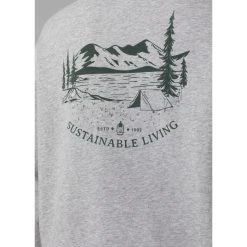 Prana Organic Graphic Hoodie - Women's (Fall 2022) -Osprey shop 1967741 HEATHERGREYUNWIND ALT 4 rsz 10702.1657735850