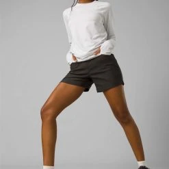 Prana Halle E-Waist Short II - Women's -Osprey shop 1971701 DARKIRON ALT 8 46855.1675878429