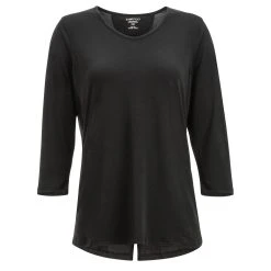 ExOfficio Wanderlux 3/4 Sleeve Shirt - Women's (Fall 2019) -Osprey shop 2011 3084 9999 front w wanderlux three quarter sleeve 77234.1626822790