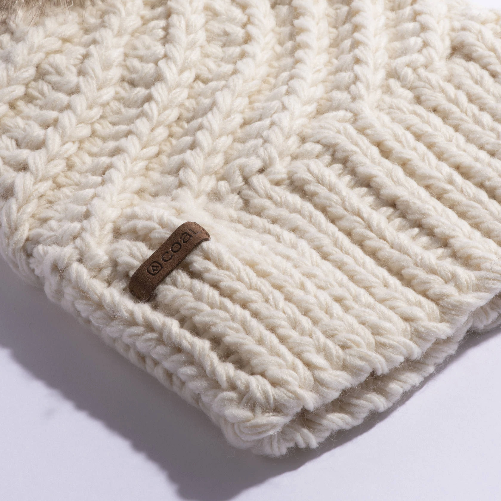 Coal The Maizy Knit Faux Fur Pom Beanie - Women's 6 Coal The Maizy Knit Faux Fur Pom Beanie - Women's - Image 4