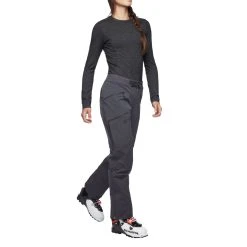 Black Diamond Dawn Patrol Hybrid Pants - Women's -Osprey shop 741051 0003 w dawn patrol hybrid pants carbon om 06 rsz 52757.1626823325
