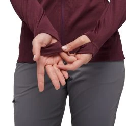 Black Diamond Coefficient Fleece Hoody - Women's -Osprey shop 744021 5016 W COEFFICIENT HOODY Blackberry 05 rsz 90387.1660167893