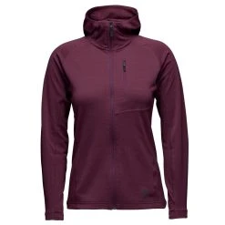 Black Diamond Coefficient Fleece Hoody - Women's -Osprey shop 744021 5016 W COEFFICIENT HOODY Blackberry 08 rsz 22136.1676409507