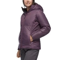 Black Diamond Belay Parka - Women's -Osprey shop 746101 5002 wbelayparka plum om front 04318.1626822883