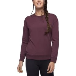 Black Diamond Basis Crew - Women's (Spring 2020) -Osprey shop 752321 5002 wbasiscrew plum om front 78378.1676320811