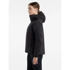 Arc'teryx Atom Heavyweight Hoody - Women's -Osprey shop Atom Heavyweight Hoody Black Women s Side View Left rsz 17041.1663275942
