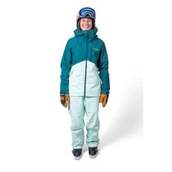 Flylow Billie Coat - Women's -Osprey shop F22 Billie Coat NeptuneMint Moxie Bib Mint 1 1200x rsz 25803.1676485036