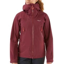 Rab Kangri GTX Jacket - Women's -Osprey shop Kangri GTX Womens Front DeepHeather 38072.1646862565