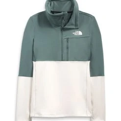 The North Face Tagen 1/4 Zip Fleece - Women's (Fall 2021) -Osprey shop NF0A5ADD 110 altfront rsz 61860.1676668343