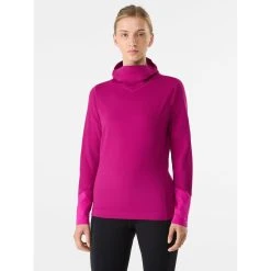 Arc'teryx Rho LT Hoody - Women's -Osprey shop Rho Lightweight Hoody Synth Techno Women s Front View rsz 22783.1664928306