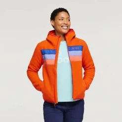 Cotopaxi Teca Fleece Hooded Full-Zip Jacket - Women's -Osprey shop S23WTecaFleeceHoodedFull ZipJacketFeverish 1 1200x 57925.1676579649
