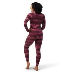 Smartwool Classic Thermal Merino Base Layer Pattern Crew - Women's -Osprey shop SW016371K57 3 p rsz 44025.1665008027