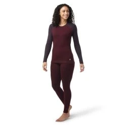Smartwool Classic Thermal Merino Base Layer Pattern Crew - Women's -Osprey shop SW016371K80 2 p rsz 39355.1661984968