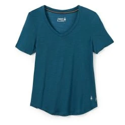 Smartwool Merino Sport 120 V-Neck Short Sleeve - Women's (Spring 2022) -Osprey shop SW016539G74 1 p rsz 03395.1657819928
