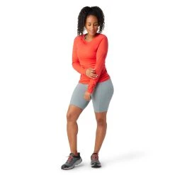 Smartwool Classic All-Season Merino Base Layer Long Sleeve - Women's -Osprey shop SW016912L35 2 p rsz 98580.1672989312