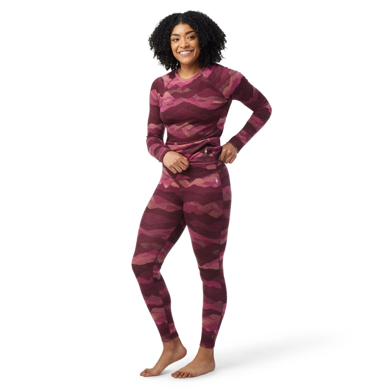 Smartwool Classic Thermal Merino Base Layer Pattern Bottom - Women's 4 Smartwool Classic Thermal Merino Base Layer Pattern Bottom - Women's - Image 2