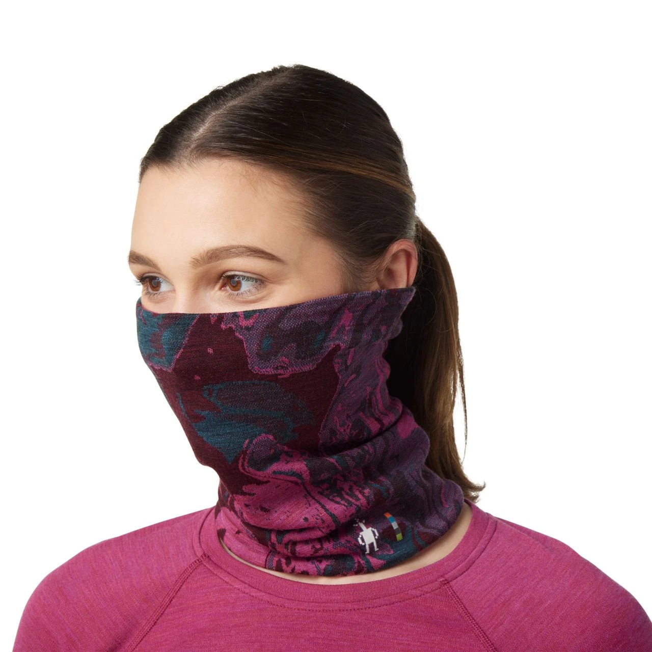 Smartwool Thermal Merino Reversible Pattern Neck Gaiter 7 Smartwool Thermal Merino Reversible Pattern Neck Gaiter - Image 5