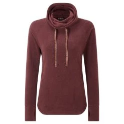 Sherpa Rolpa Cowl-Neck Fleece Pullover - Women's