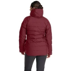 Rab Valiance Jacket - Women's -Osprey shop Womens Valiance Jacket DeepHeather QDB 50 DEH DETAIL5 rsz 04479.1664564329