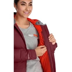 Rab Valiance Jacket - Women's -Osprey shop Womens Valiance Jacket DeepHeather QDB 50 DEH DETAIL7 rsz 48626.1664564329