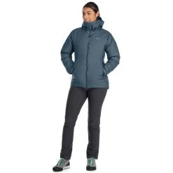 Rab Valiance Jacket - Women's -Osprey shop Womens Valiance Jacket OrionBlue QDB 50 ORB DETAIL6 rsz 87866.1664564329