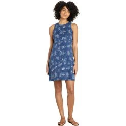 Sherpa Padma Dress - Women's (Spring 2022) 10 Sherpa Padma Dress - Women's (Spring 2022) -Osprey shop padma dress blue model front full view rsz 36704.1647451314