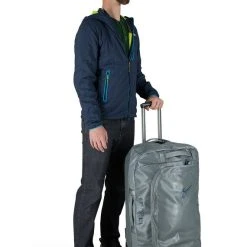 Osprey Transporter Wheeled Duffel 90 -Osprey shop rolltrn90f21 f21 onbody1 smokegrey 96532.1642624397