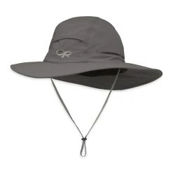 Outdoor Research Sunbriolet Sun Hat -Osprey shop s16 sombrioletsunhat pewterdkgrey 80641 008 07255.1677189232