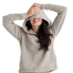 Free Fly Bamboo Thermal Fleece Hoody - Women's -Osprey shop thermal fleece hoody heather stone women top 4 600x rsz 55698.1676491510