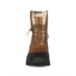 Cloud Nine Sheepskin Ladies Tundra Boots (Closeout) -Osprey shop tundra chestnut front 65347.1668107929