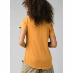 Prana Foundation Short Sleeve V Neck - Women's (Fall 2021) -Osprey shop w11170142 butterscotchheather alt 2foundationssvneck rsz 83569.1626822416.1280.1280 62509.1644015138