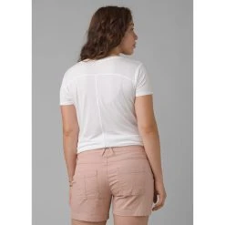 Prana Foundation Short Sleeve V Neck - Women's (Spring 2022) -Osprey shop w11170142 white alt 2foundationssvneck rsz 90639.1644208737