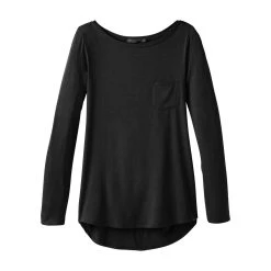 Prana Foundation Long Sleeve Tunic - Women's (Fall 2020) -Osprey shop w23170184 black alt 9 sq 65502.1653672667