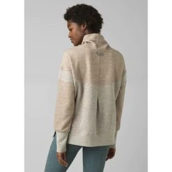 Prana Cozy Up Turtleneck - Women's (Fall 2020) -Osprey shop w23202188 oatmealheather alt 2 rsz 65472.1667424521