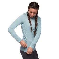 Black Diamond Alpenglow Hoody - Women's -Osprey shop w alpenglow hoody blue ash side model rsz 19326.1676319897