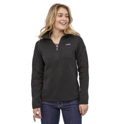Patagonia Better Sweater 1/4 Zip - Women's -Osprey shop wbf19 25618 blk om1 bcg 81744.1626823082